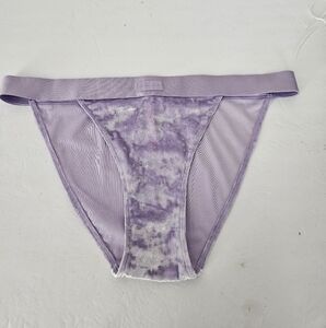PINK NWT Crushed Velvet Bikini Panty